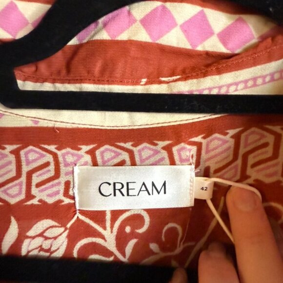 $120 Cream shirt in Redwood Burl Print - Picture 6 of 8